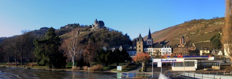Bacharach am Rhein - das Wasser steigt